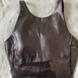 Lululemon metallic top